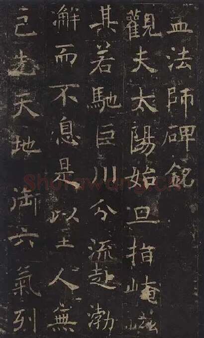 褚遂良楷书《孟法师碑》 (24)