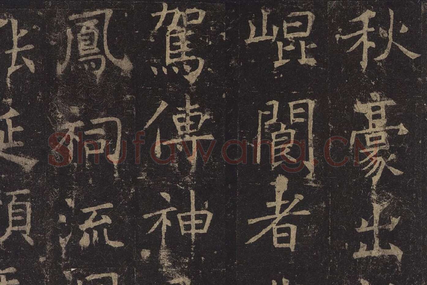 褚遂良楷书《孟法师碑》局部 (2)