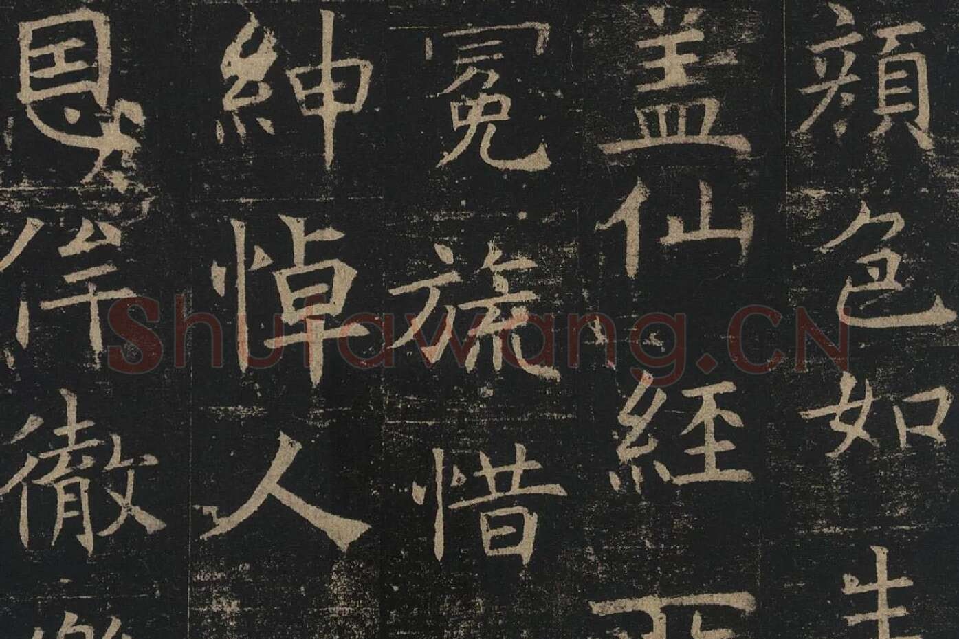 褚遂良楷书《孟法师碑》局部 (11)