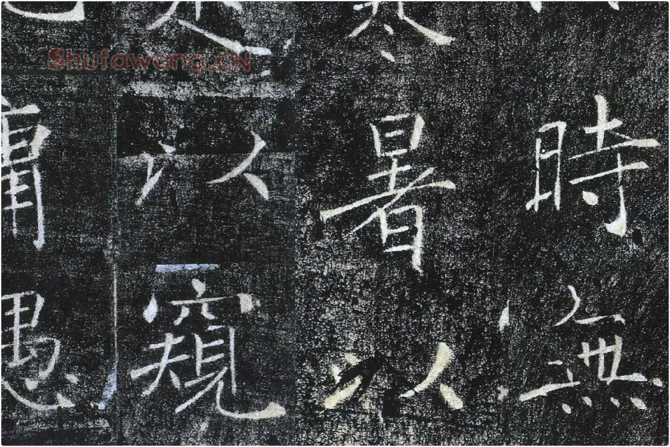 褚遂良楷书《雁塔圣教序》局部 (4)
