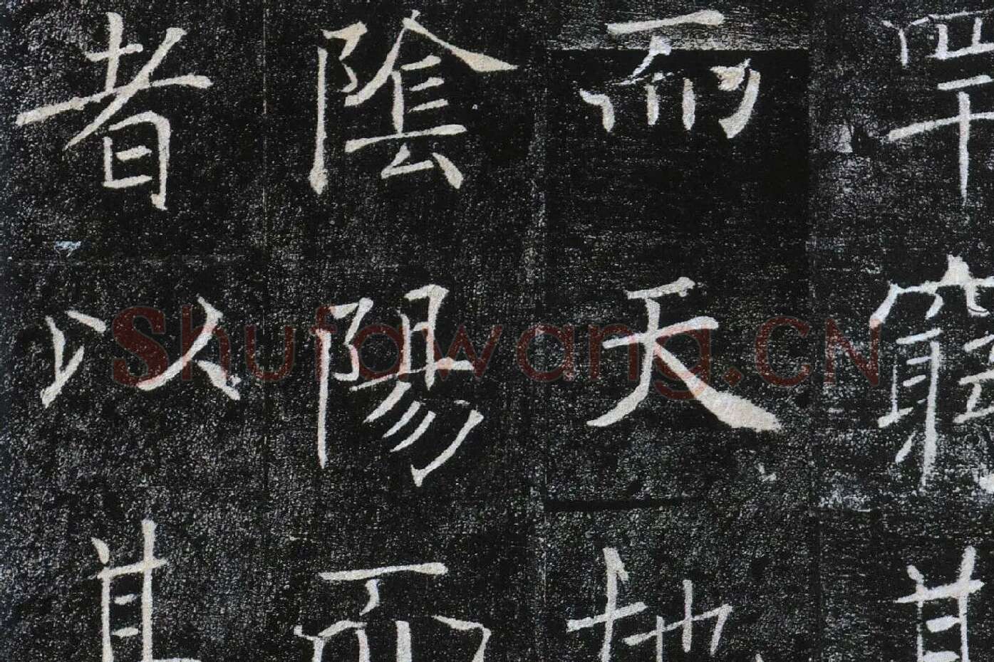 褚遂良楷书《雁塔圣教序》局部 (5)