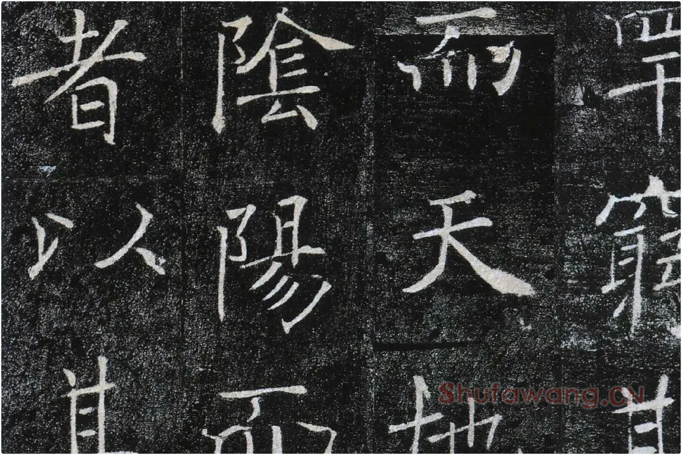褚遂良楷书《雁塔圣教序》局部 (5)