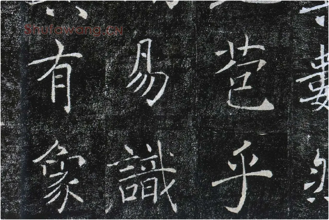 褚遂良楷书《雁塔圣教序》局部 (6)
