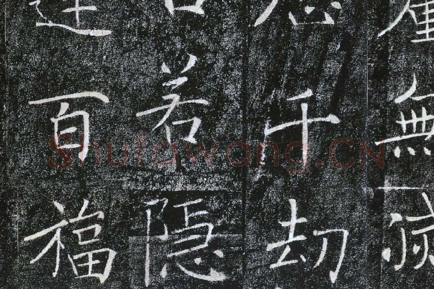 褚遂良楷书《雁塔圣教序》局部 (8)