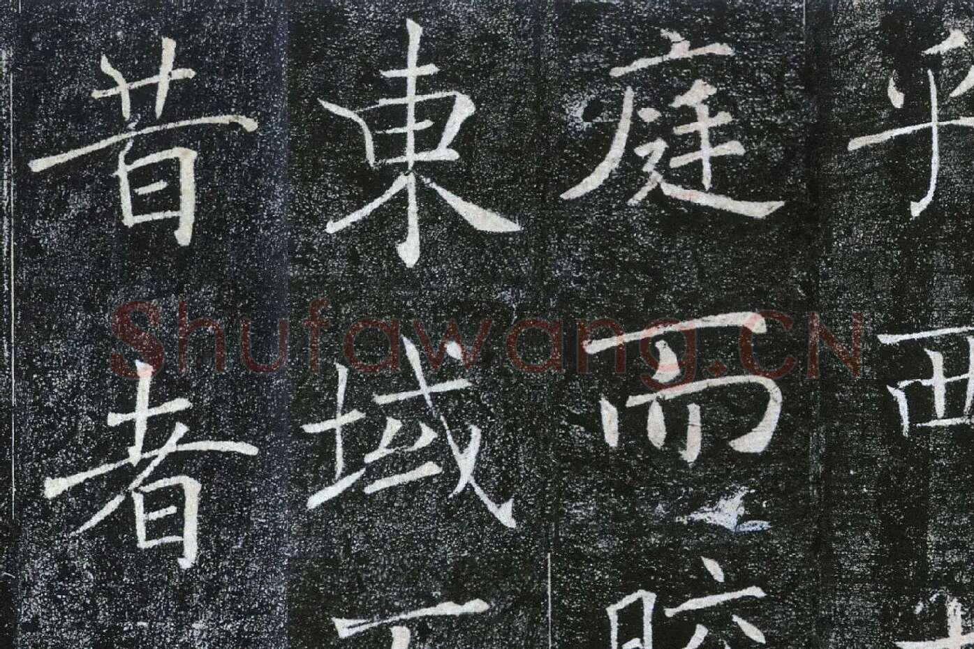 褚遂良楷书《雁塔圣教序》局部 (9)