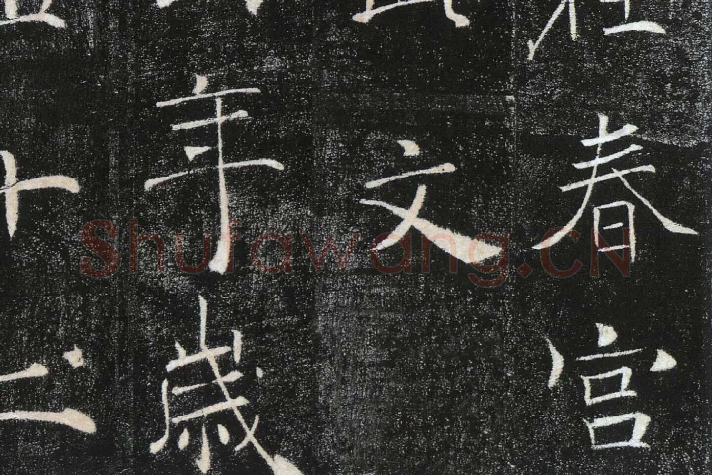 褚遂良楷书《雁塔圣教序》局部 (12)