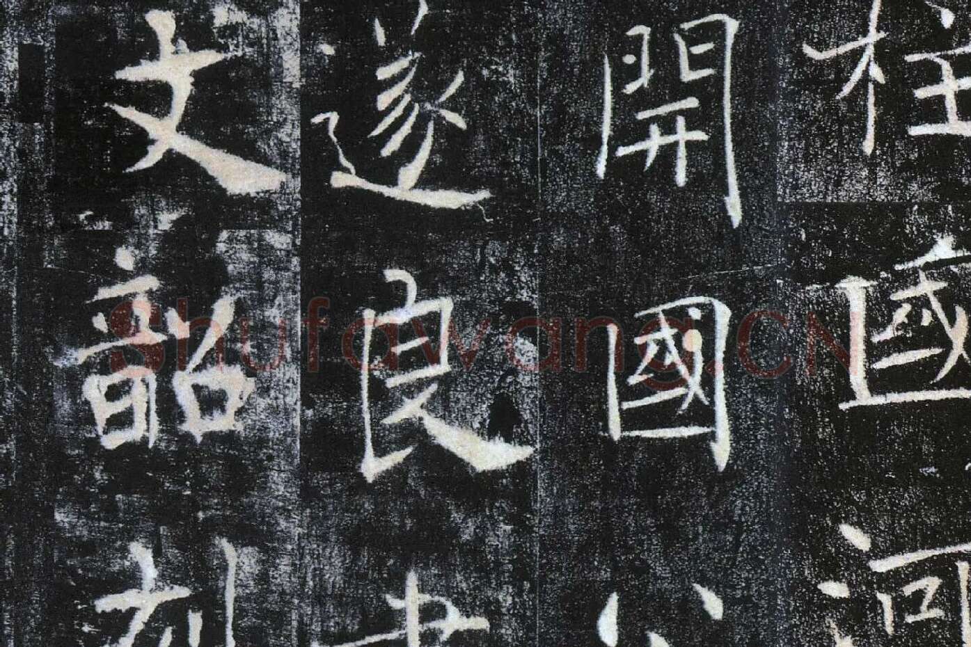 褚遂良楷书《雁塔圣教序》局部 (13)