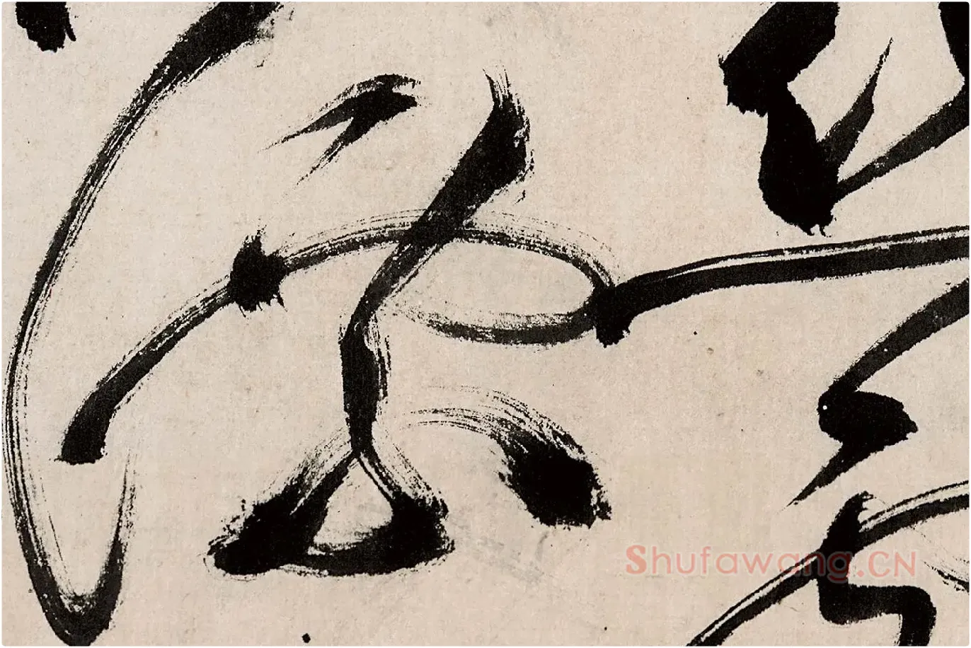 祝允明狂草书《书杜甫秋兴八首(其七)》局部 (4)