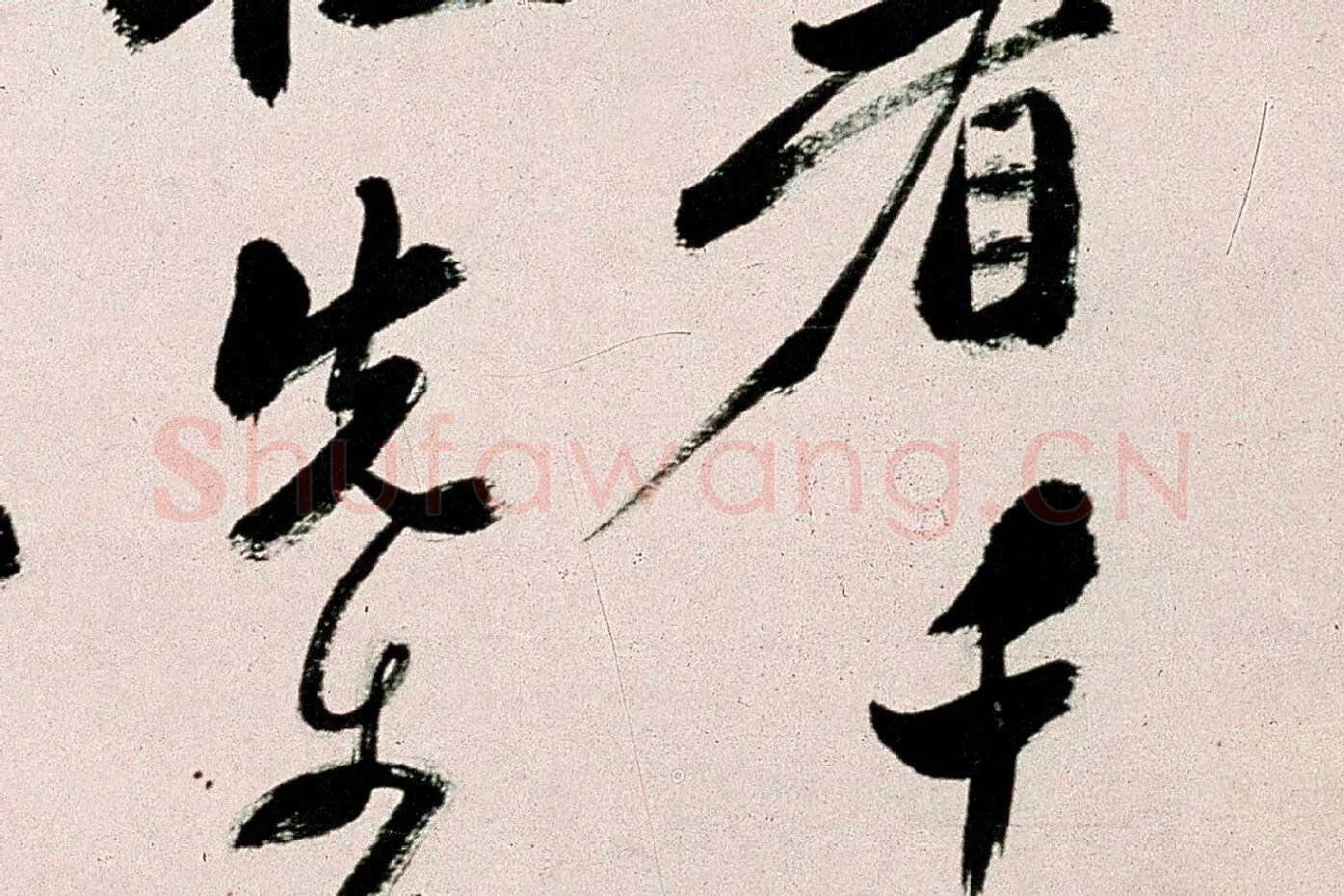 郑板桥行书《皓首归来种万松》局部 (4)