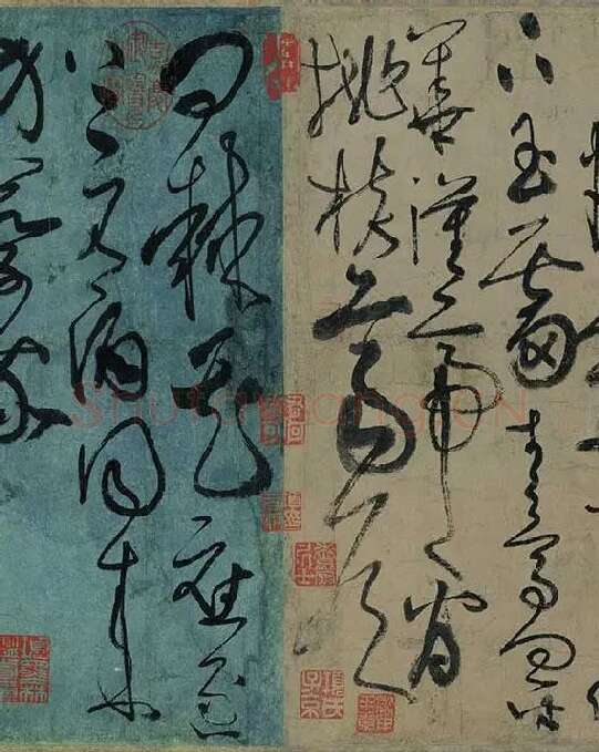 张旭狂草书《古诗四帖》卷_20