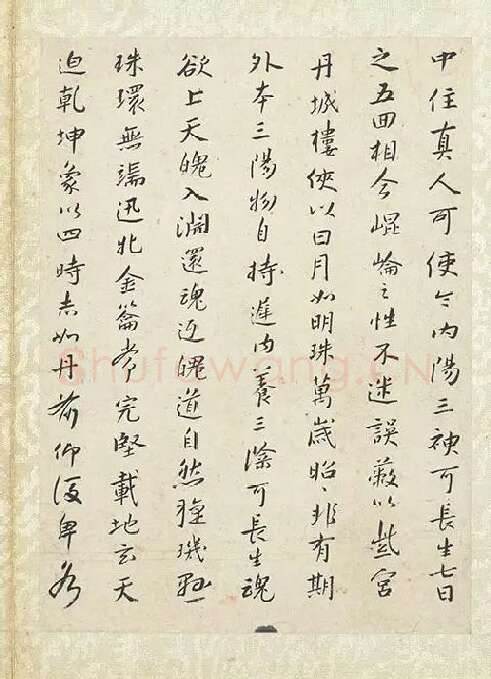 朱耷小行楷黄庭经_09