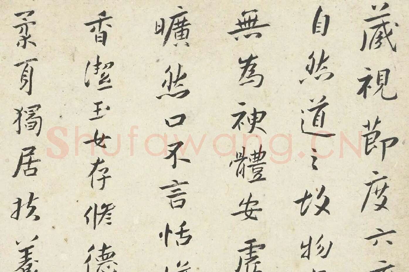 朱耷小行楷黄庭经册局部 (3)