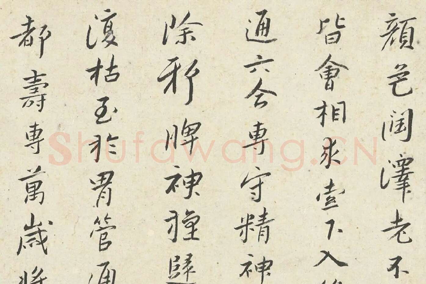 朱耷小行楷黄庭经册局部 (6)