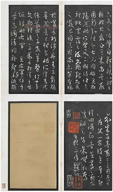 孙过庭书谱墨拓册页_01