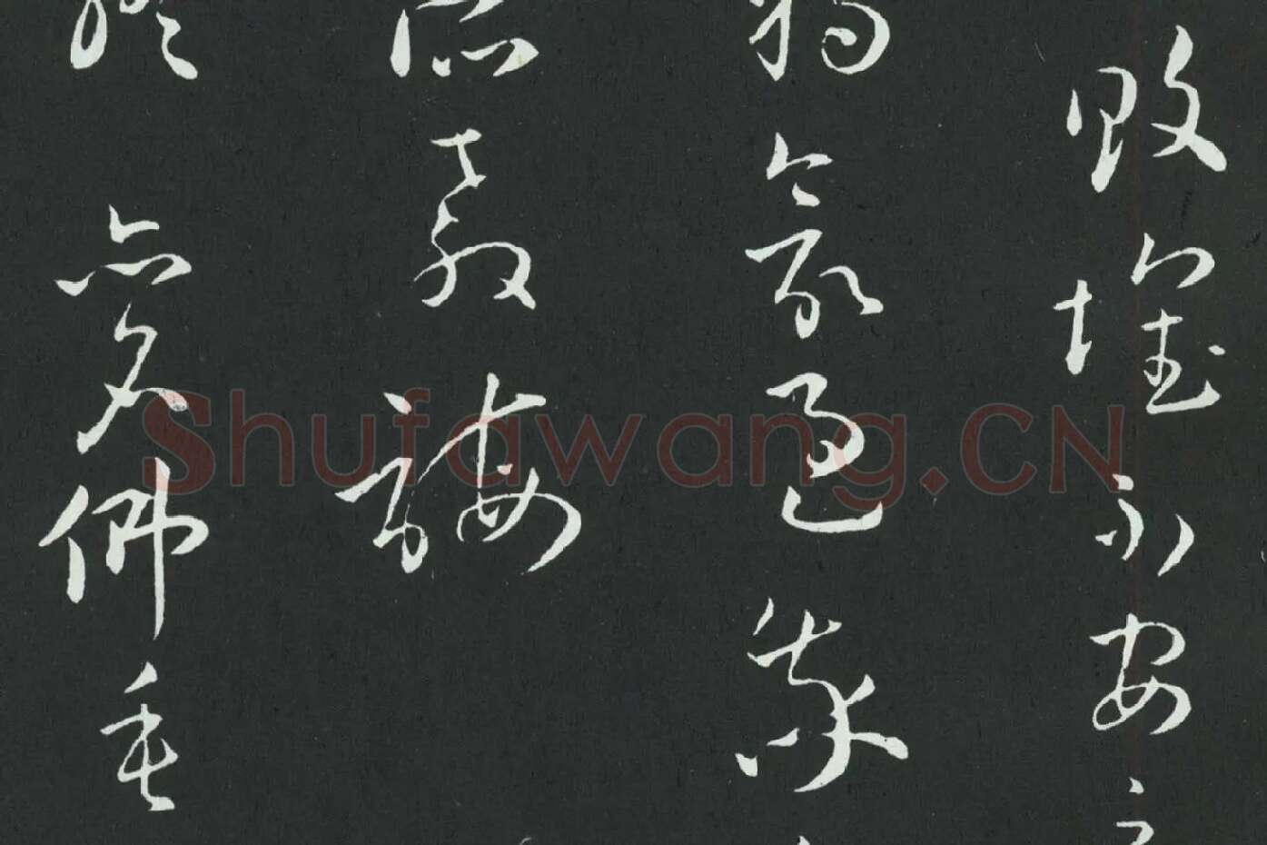 孙过庭草书《佛遗教经》墨拓局部 (12)