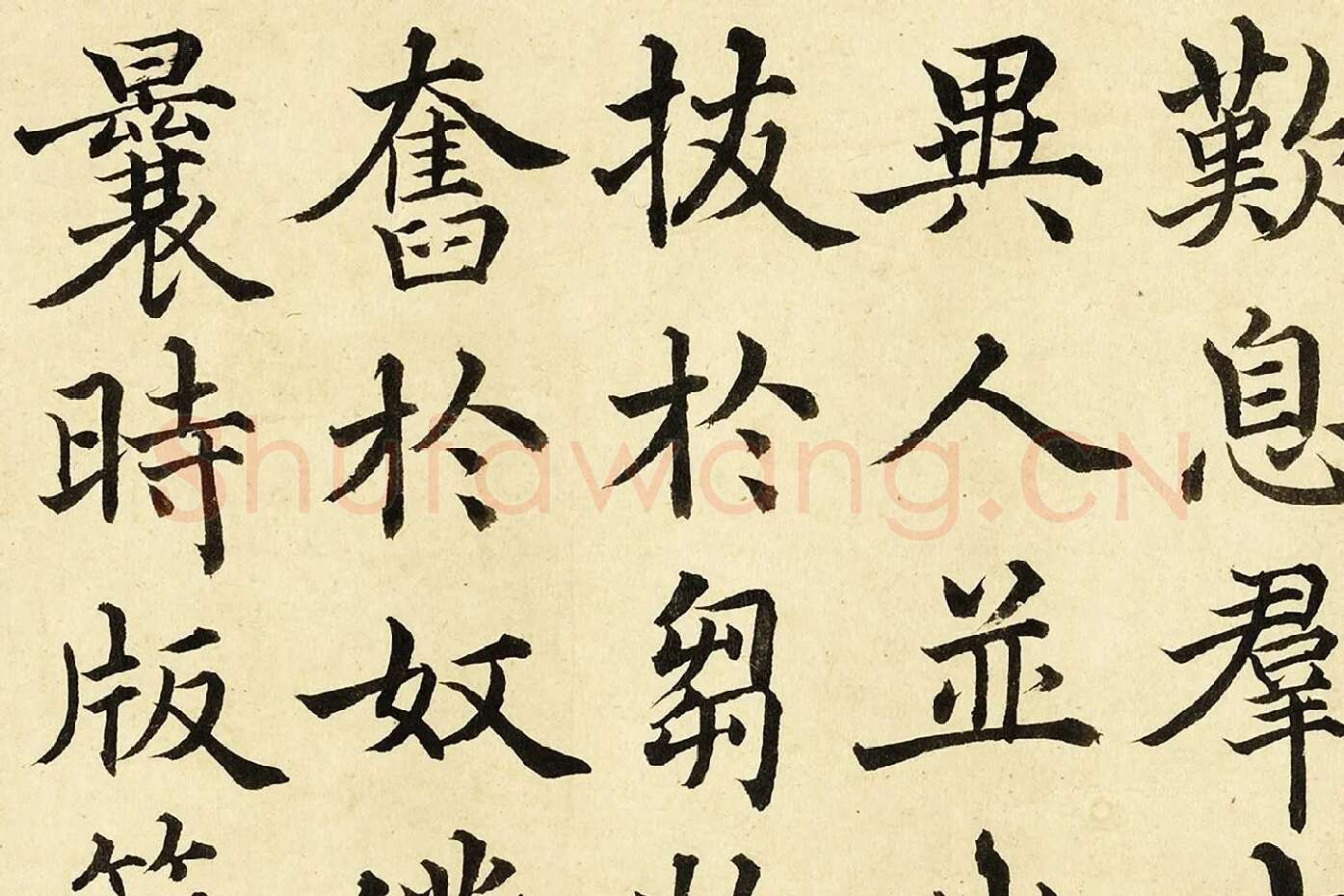 金士松楷书《临褚遂良倪宽传赞》局部 (3)