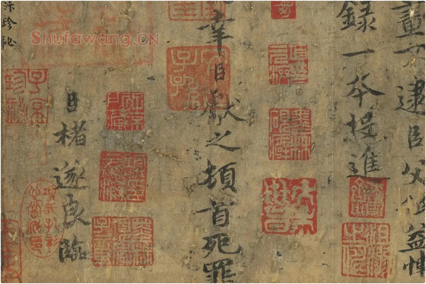 传褚遂良《临王献之飞鸟帖》局部 (5)