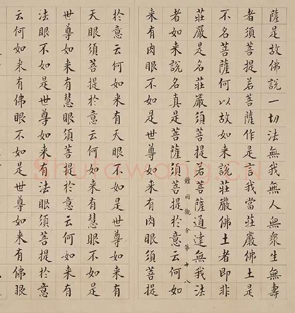 翁方纲小楷《金刚经册》_11