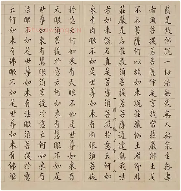 翁方纲小楷《金刚经册》_11
