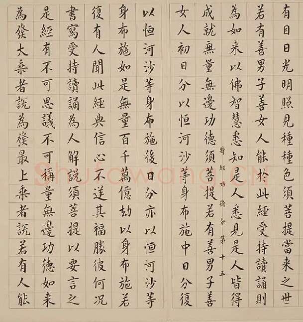 翁方纲小楷《金刚经册》_17