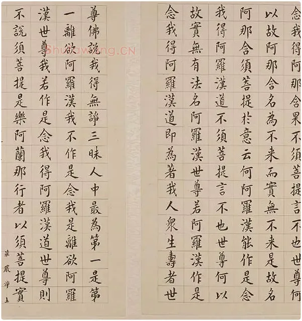 翁方纲小楷《金刚经册》_25