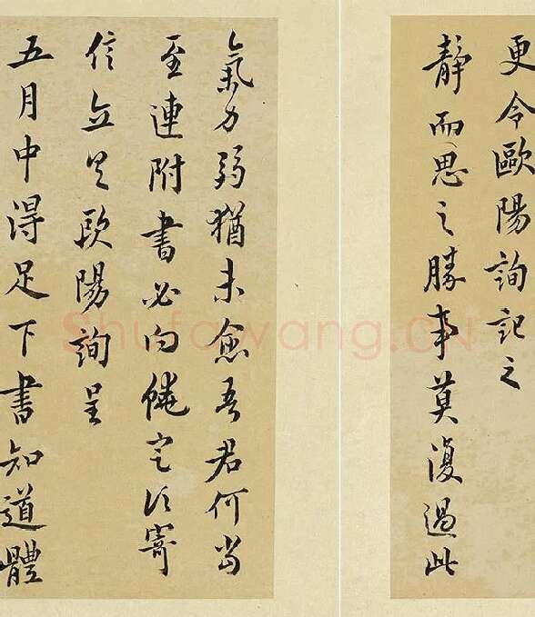 王澍临欧阳询十一帖_12