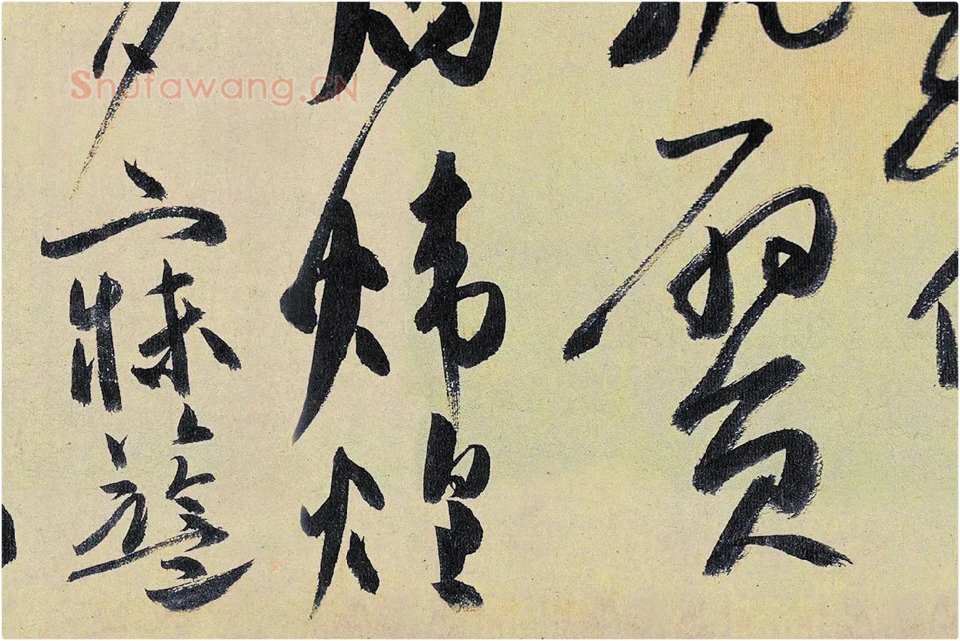 高闲《草书千字文》局部 (4)
