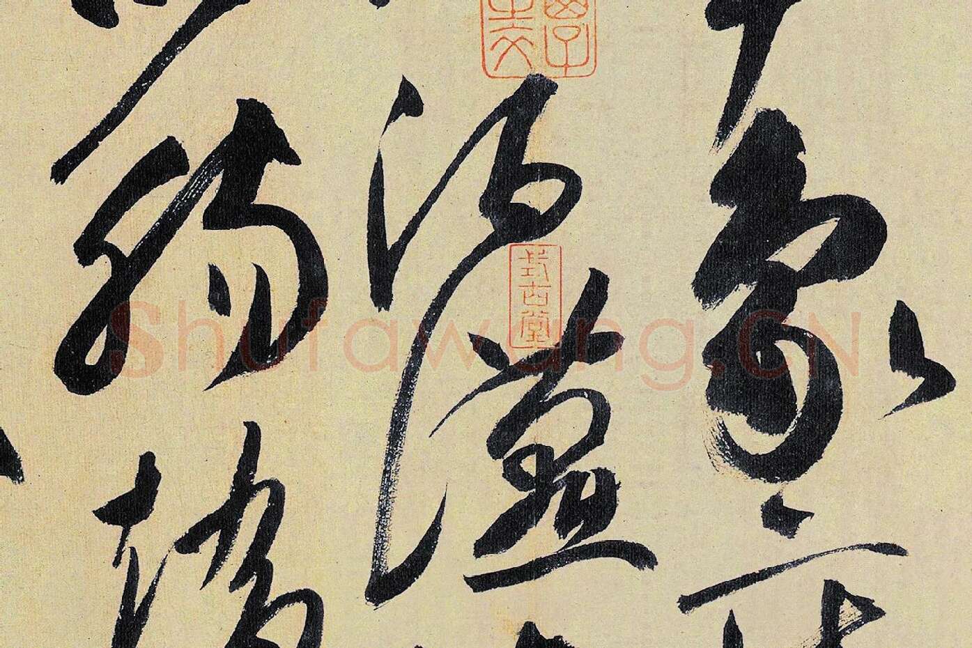 高闲《草书千字文》局部 (5)