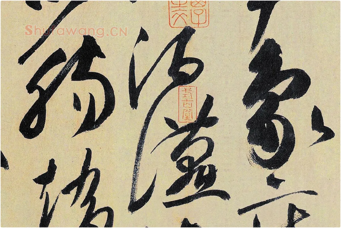 高闲《草书千字文》局部 (5)