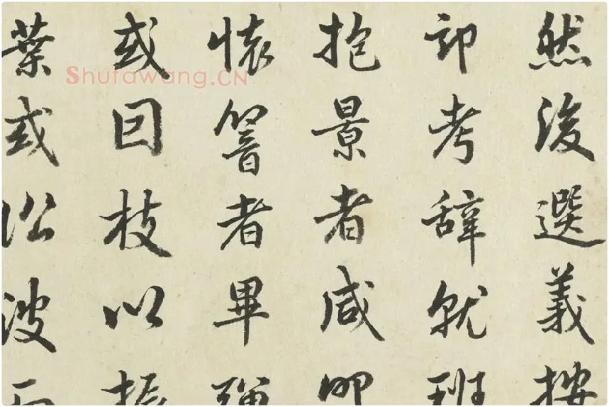 金士松行书《临赵孟頫书文赋》局部 (1)