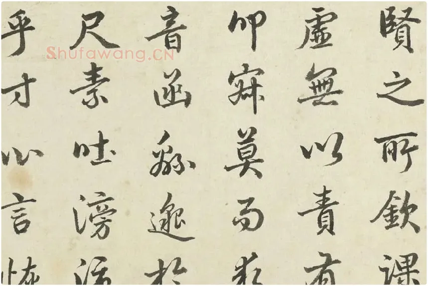 金士松行书《临赵孟頫书文赋》局部 (3)