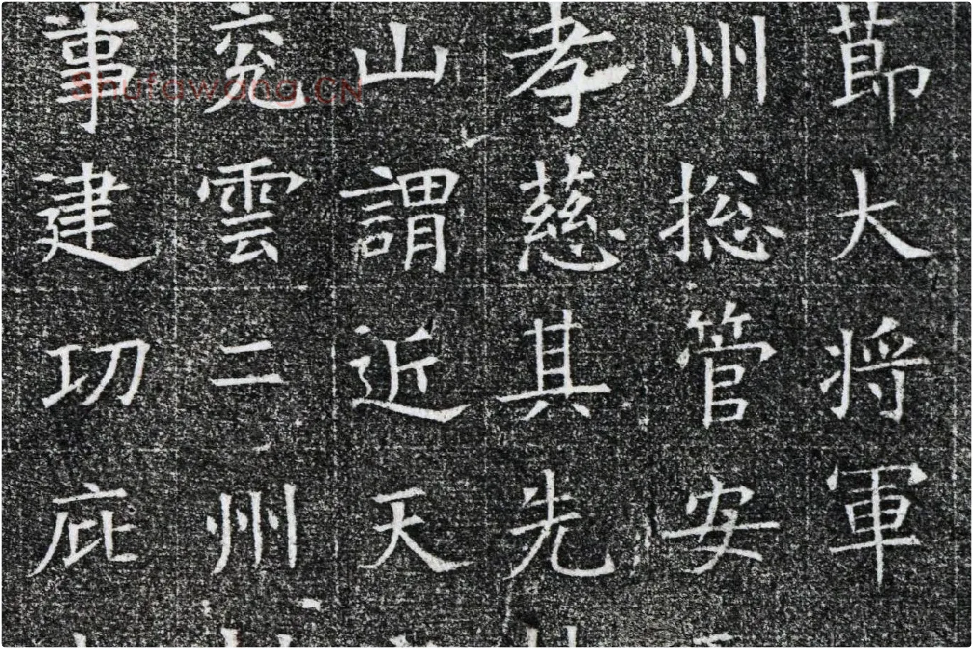 隋代楷书《苏慈墓志铭》局部 (2)