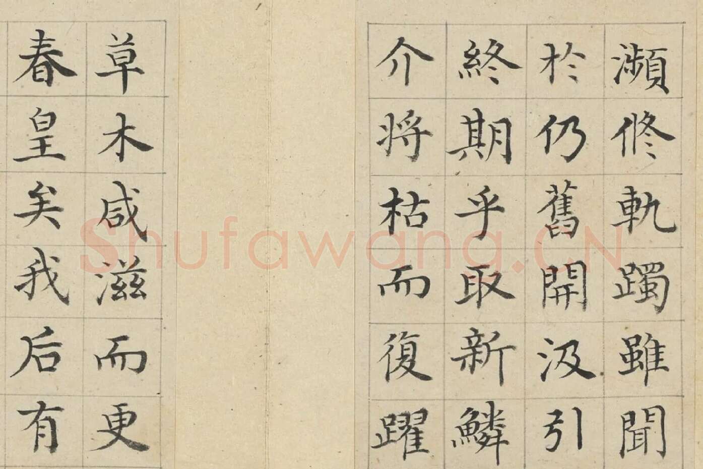 陈邦彦小楷书《唐人赋》局部 (5)