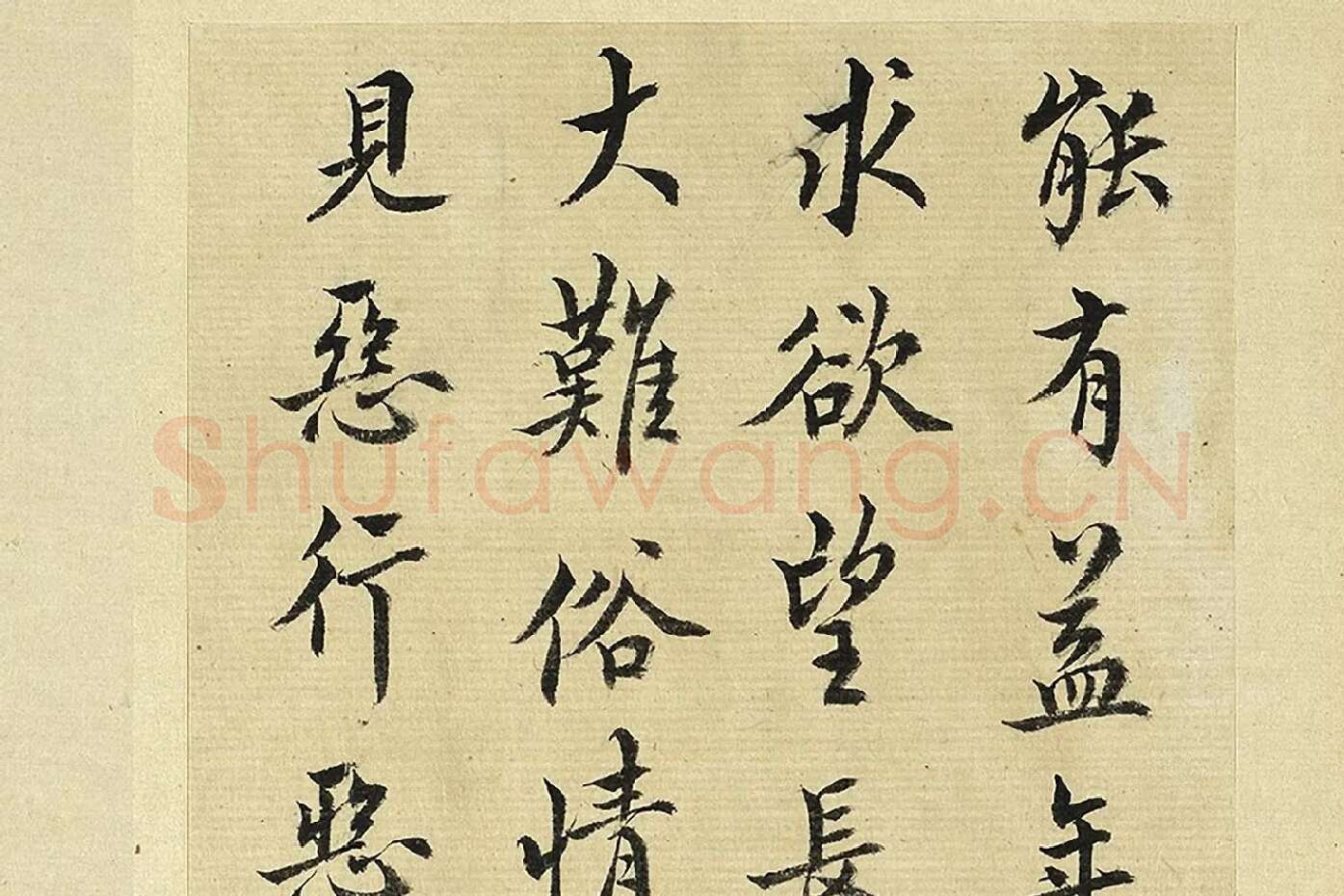 王澍《临欧阳询二帖》局部 (2)