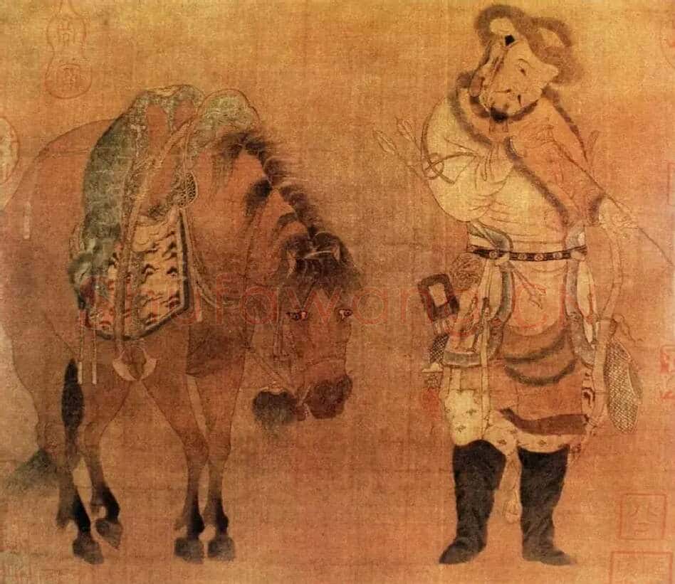 赵伯骕·番骑猎归图