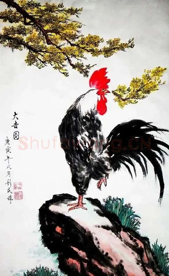 李利民·国画:大吉图