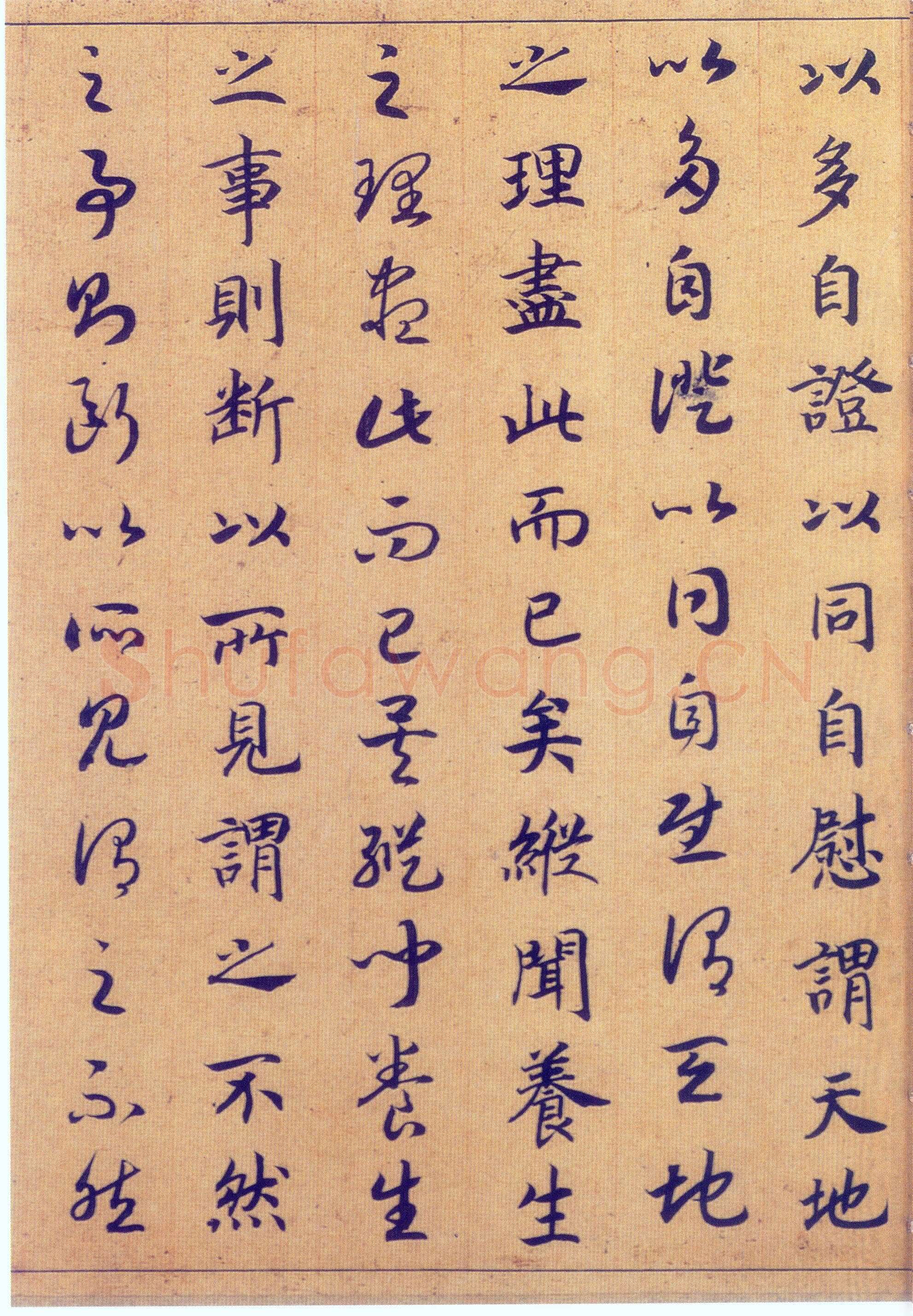 赵构《真草书养生论卷》纸本 23.5×602.8cm 上海博物馆藏