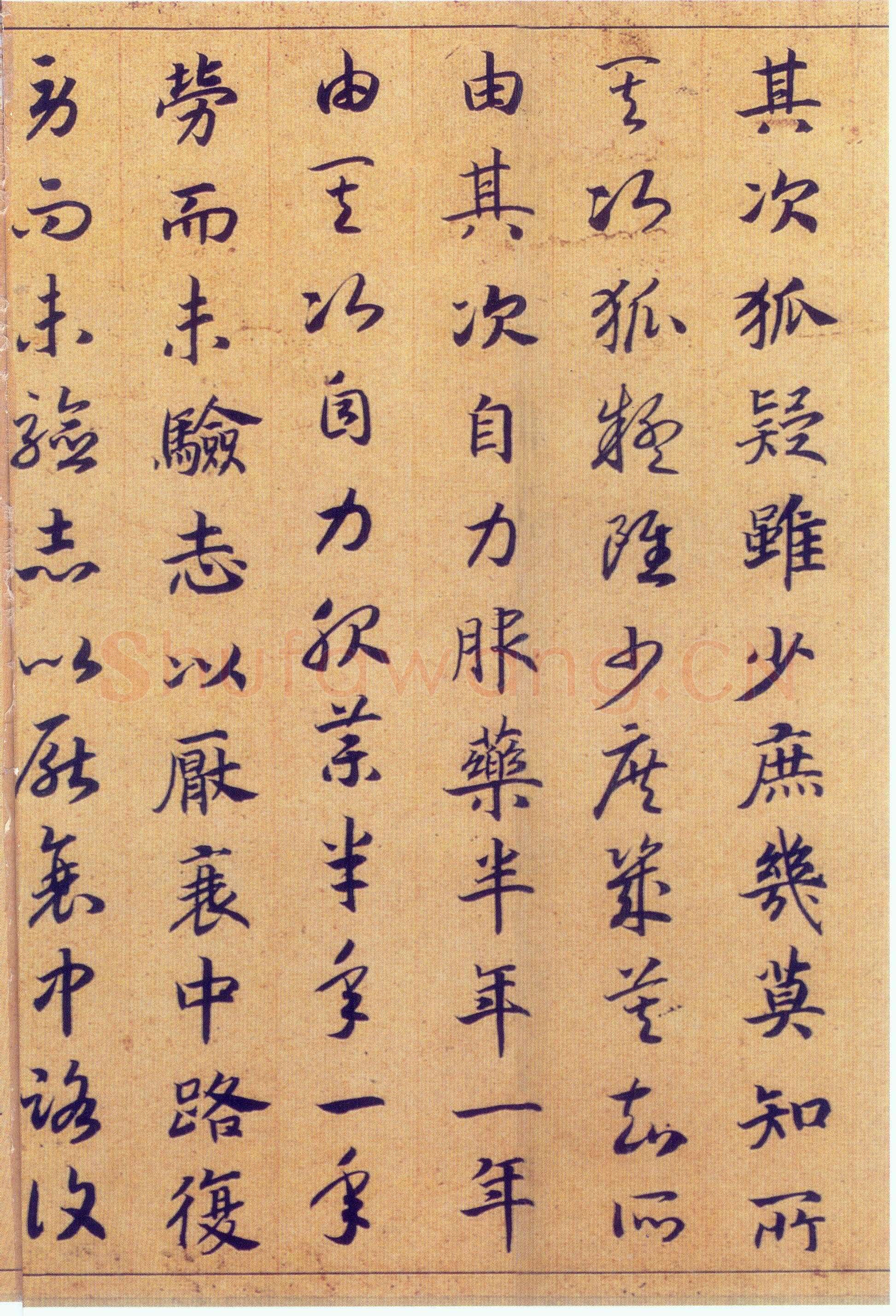 赵构《真草书养生论卷》纸本 23.5×602.8cm 上海博物馆藏