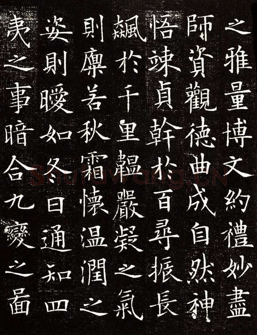欧阳询《李誉墓志》墨拓(疑)58.8cm× 58.8cm