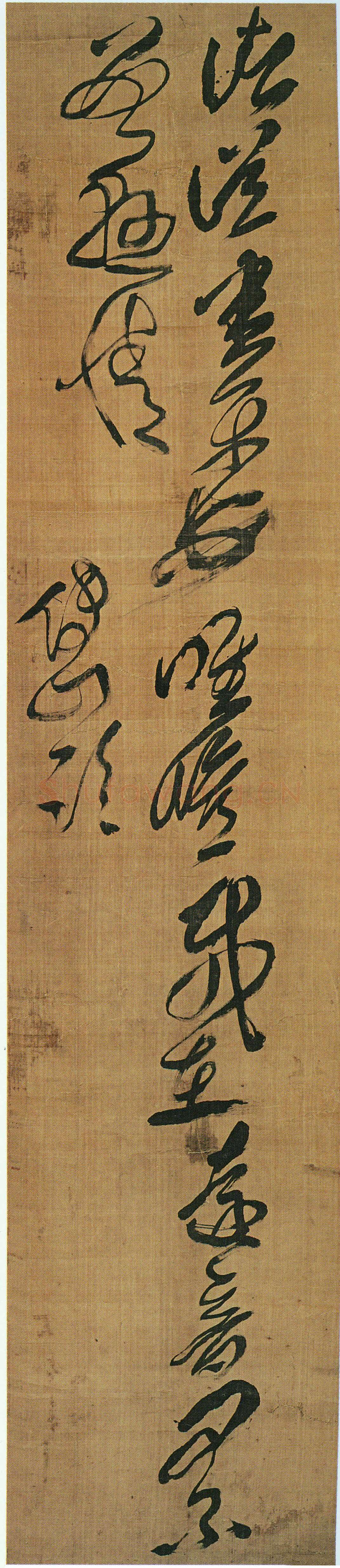 傅山《草书临王羲之诸从帖》轴 纸本 186.5cm×40.5cm 山西省博物院藏