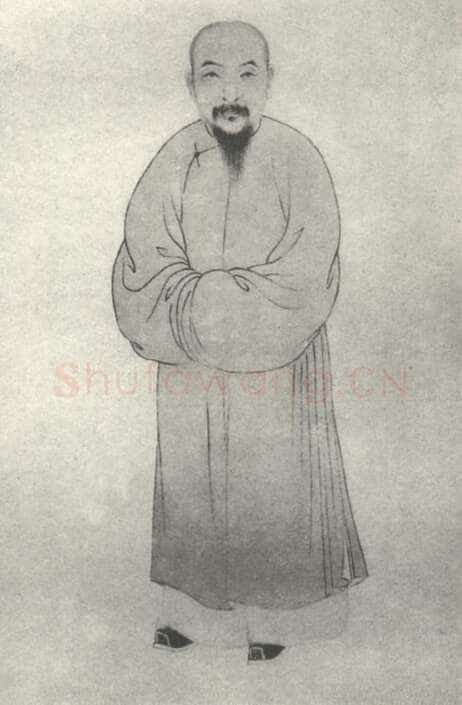 高士奇《行书皇甫冉诗轴》