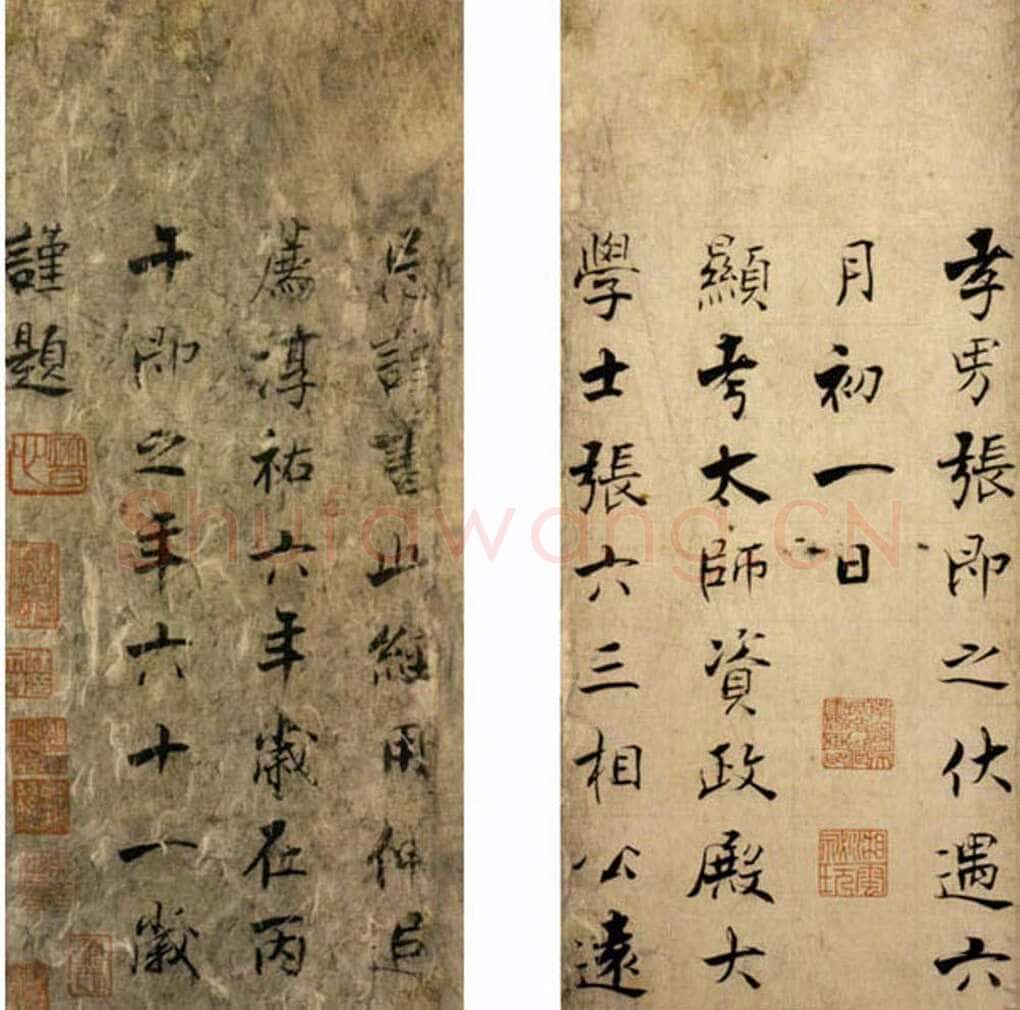 张即之《金刚般若波罗蜜经》(局部)纸本行楷 纵32.3厘米 日本京都智积院藏