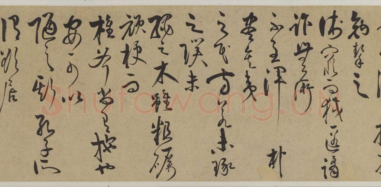 王守仁《何陋轩记》卷 纸本 草书 29.8×679.2cm 日本东京国立博物馆藏