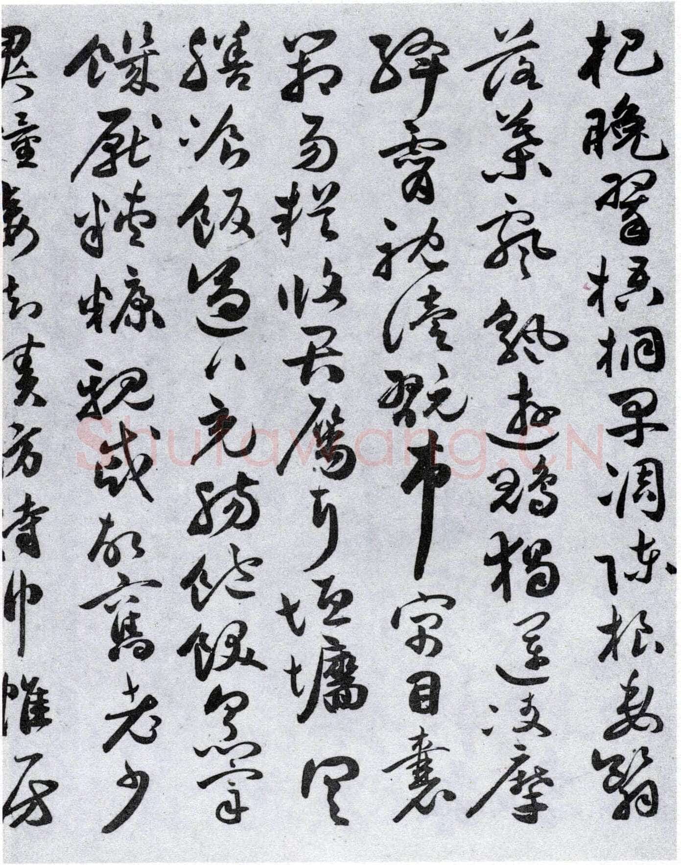 祝允明《草书千字文》纸本 纵31.1cm 横372.9cm 台北故宫博物院藏