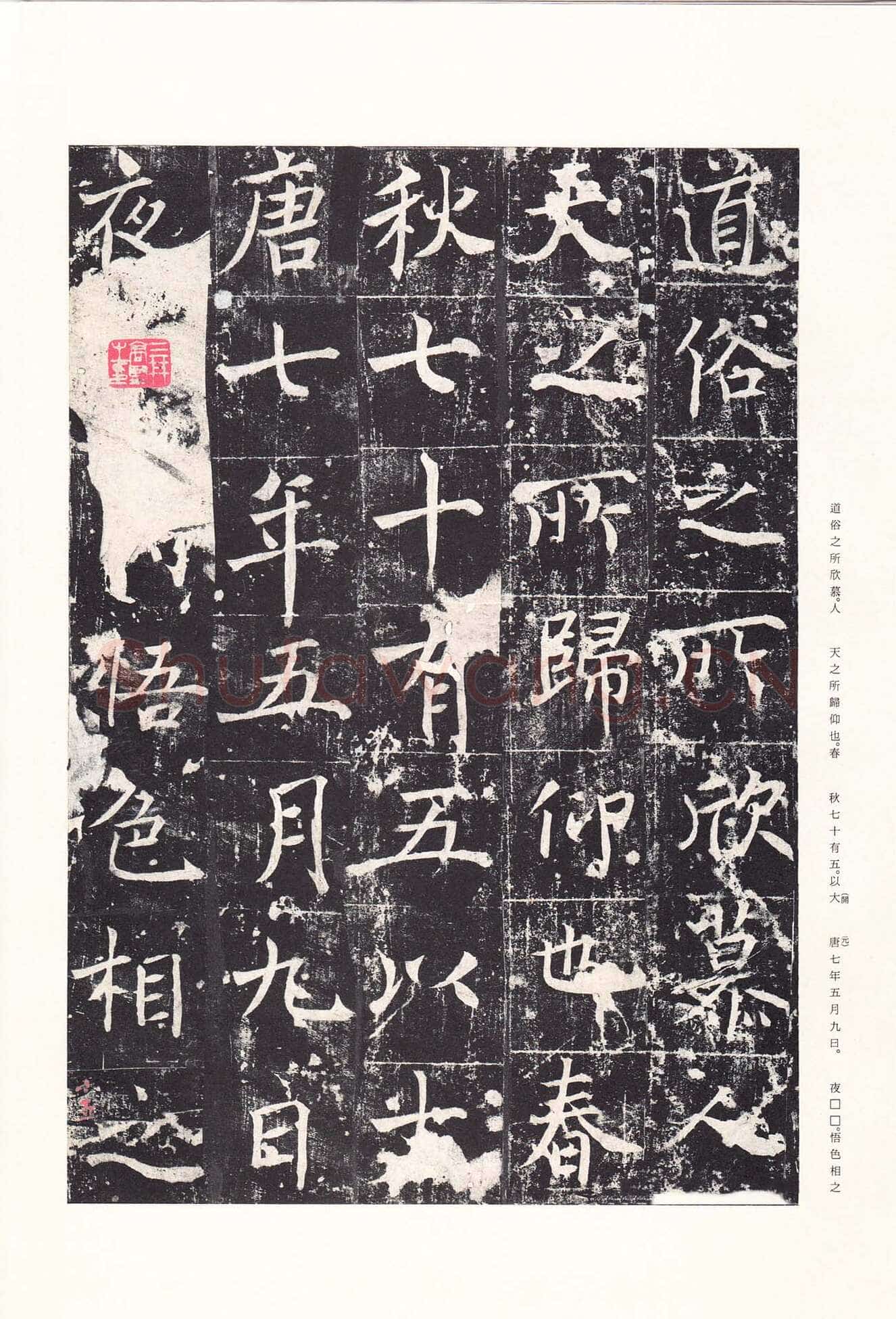 魏栖梧《善才寺碑》