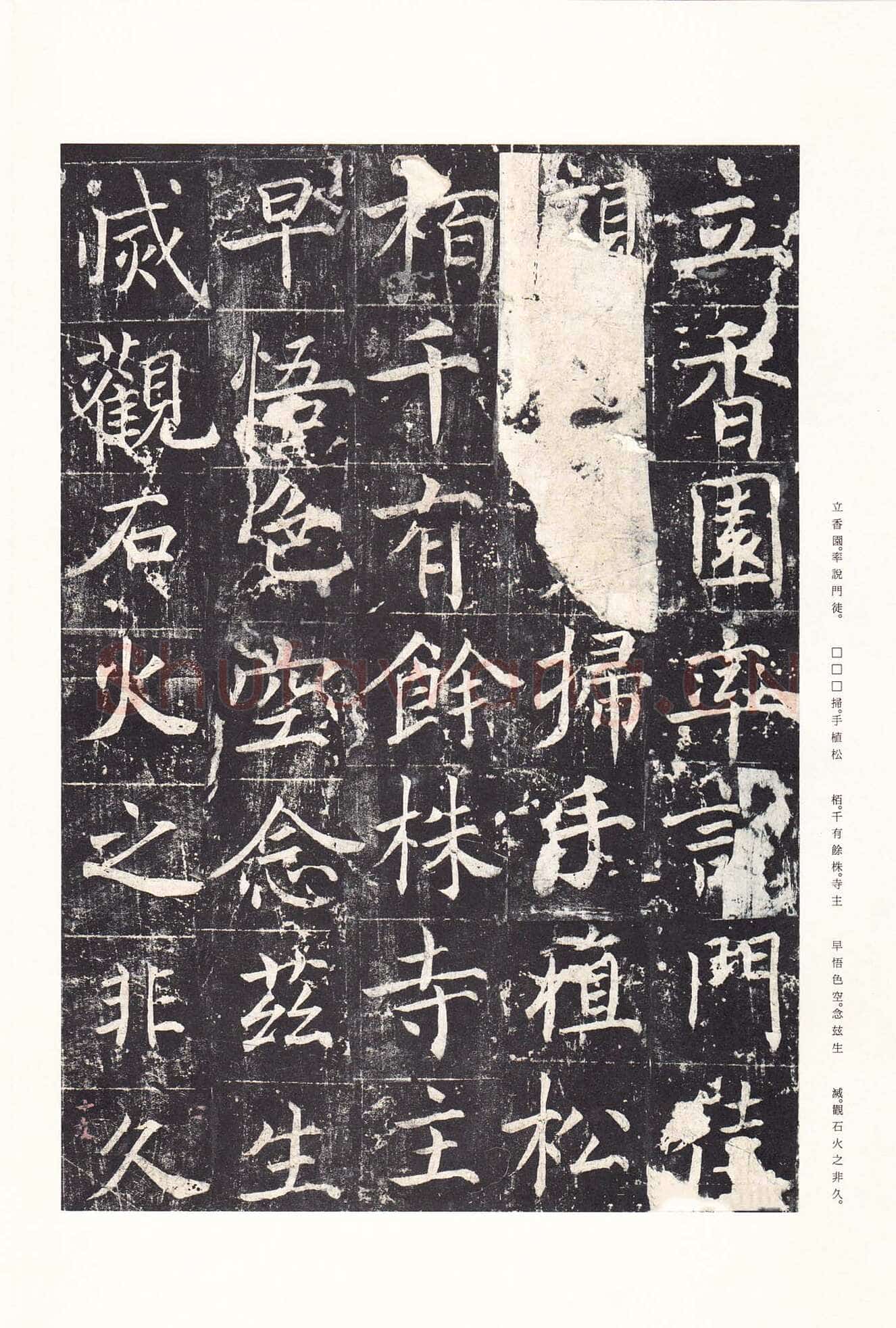 魏栖梧《善才寺碑》