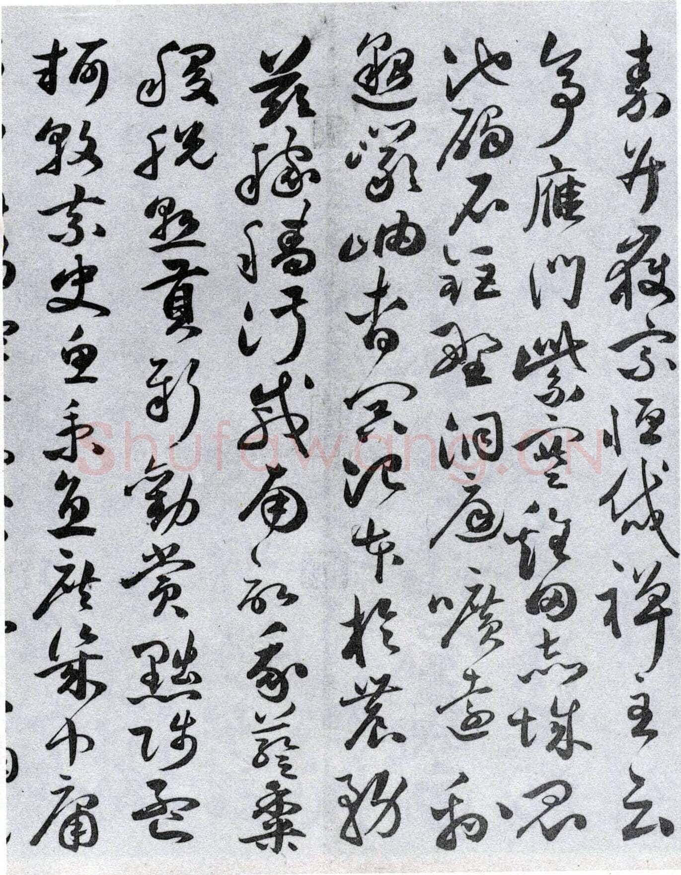 祝允明《草书千字文》纸本 纵31.1cm 横372.9cm 台北故宫博物院藏