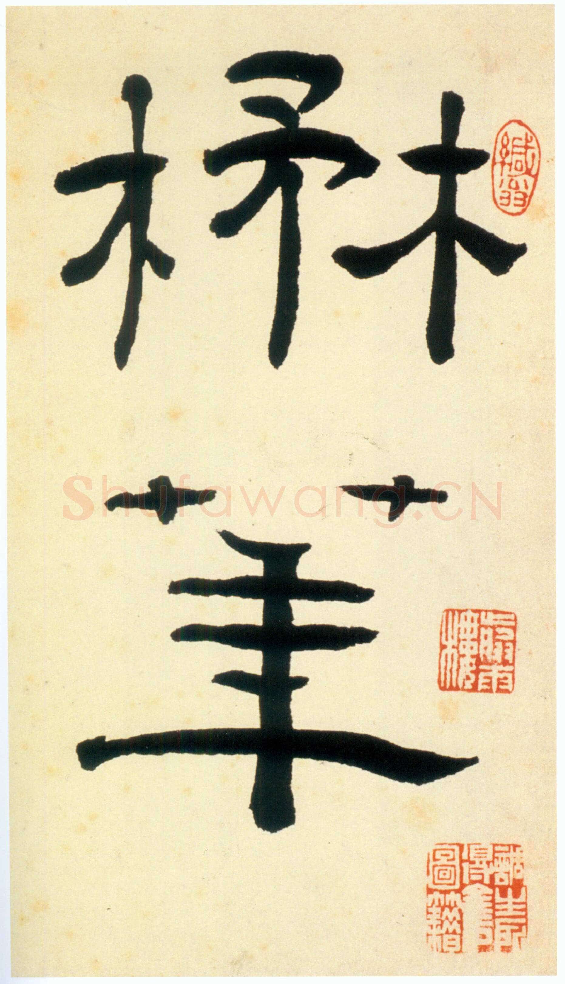 张迁碑秦汉墨迹作品欣赏,摘自秦汉张迁碑