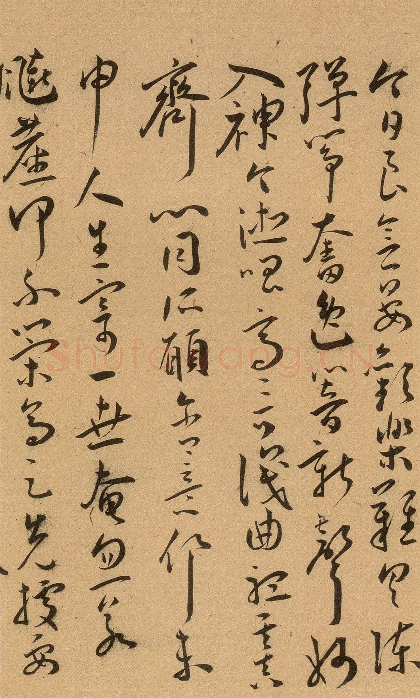 王宠《草书古诗十九首卷》纸本 草书 29.3×380.1cm 上海博物馆藏