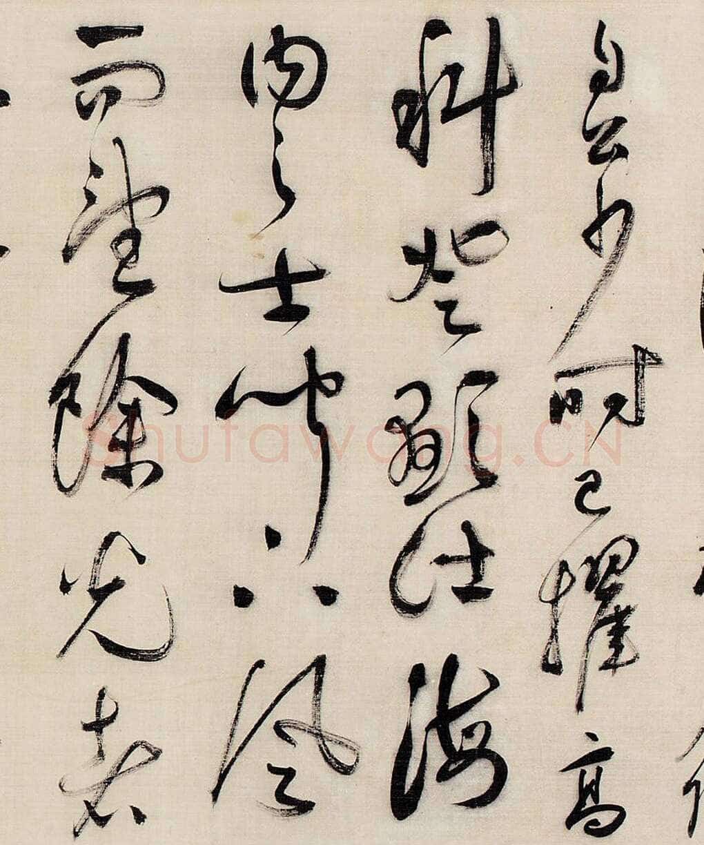 祝允明《草书昼锦堂记卷》绢本草书 34.5×615 cm 嘉德2013秋拍